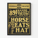 Plakat vintage teatralny "Horse Eats Hat" w stylu sztuki graficznej