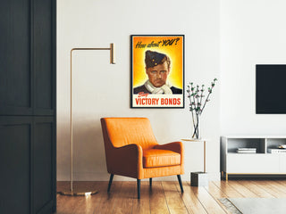 Plakat vintage zakupu obligacji zwycięstwa - dekoracja ścienna retro