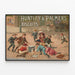 Plakat vintage Huntley & Palmers Biscuits dekoracja ścienna retro — oprawiony obraz na ścianie