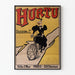 Plakat vintage Hurty Diligeon & Cie Paris na rowerze