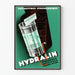 Plakat vintage Hydralin antyseptyczny ginekologiczny do dekoracji ściennej
