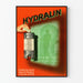 Vintage plakat Hydralin do dekoracji ściennych o tematyce medycznej