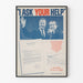 Plakat vintage kampanii politycznej Nixon Agnew 1968