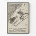 Plakat vintage Międzynarodowy Dzień Narciarstwa w Zakopanem 1910