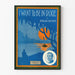Plakat dekoracyjny vintage I Want To Be In Dixie