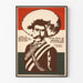 Plakat Emiliano Zapata z cytatem o zasadach i ludziach