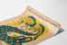 Plakat w stylu art déco z stylizowanym ptakiem na wystawę artystyczną 1911