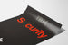 Plakat IBM Security Leak minimalistyczny design