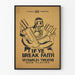 Plakat vintage Teatr Federal USA If Ye Break Faith