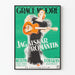 Plakat vintage „Jag Älskar Romantik” - Dekoracja ścienna kino retro