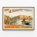 Plakat vintage Imre Kiralfy'ego Wenecja Panna Morska w Olympia — oprawiony obraz na ścianie