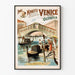 Plakat vintage Most Rialto w Wenecji autorstwa Imre Kiralfy