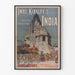 Plakat vintage Imre Kiralfy'ego Indie - Egzotyczna dekoracja ścienna