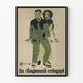 Vintage plakat In flagranti przyłapani – Oryginalna dekoracja ścienna
