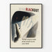 Plakat vintage czarno-biały „In The Blackout” sygnalizujący autobus lub tramwaj