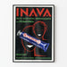 Plakat vintage INAVA pasta do zębów immunizująca