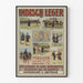 Wojskowy plakat vintage Indisch Leger 1909 dekoracja ścienna