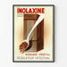 Plakat vintage Inolaxine regulator jelitowy dekoracyjny