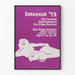 Plakat vintage Intercat '73 Międzynarodowy Festiwal Filmów o Kotach