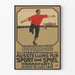 Plakat z wystawy międzynarodowej sportu i gier 1910