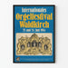 Plakat Międzynarodowego Festiwalu Organowego Waldkirch 1984