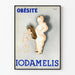 Plakat vintage Otyłość Iodamelis autorstwa René Le Texier