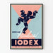 Plakat vintage reklama Iodex na bóle stawów