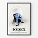 Plakat vintage Iodex z salicylanem metylu do dekoracji ściennych