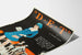 Plakat vintage filmowy It z Clare Bow w kolorze niebieskim