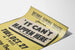 Plakat Teatr 'It Can't Happen Here' - Vintage' Dekoracja Ścienna