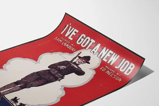 Plakat vintage militarny I’ve Got a New Job