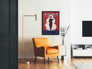 Plakat vintage militarny I’ve Got a New Job