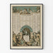 Plakat vintage Jules Verne i kolekcja Hetzel 1882