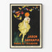 Vintage plakat reklamowy Jabon Sarrapia dekoracja ścienna