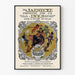 Plakat vintage Jaenecke Printing Ink Co. - Retro dekoracja ścienna drukowana