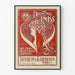 Plakat vintage dekoracja ścienna Jaenecke Printing Inks