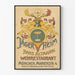 Plakat vintage Jägerheim Hans Altmann’s Weinrestaurant Monachium Marienstraße