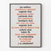Typograficzny plakat Jan Wolkers - Oryginalna dekoracja ścienna