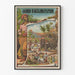 Plakat vintage Jardin d'Acclimatation - Egzotyczna dekoracja ścienna