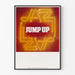 Plakat ścienny Jazz Jump Up neon vintage