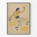 Plakat Jean Börlin tancer w kostiumie morskim vintage