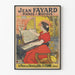 Plakat Jean Fayard Pianos Muzyka - Vintage'owa dekoracja ścienna muzyczna