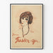 Plakat vintage portret kobiecy autorstwa Charley Gir
