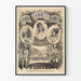 Plakat Opéra-Comique Jeanne Jeannette et Jeanneton Muzyka P. Lacome