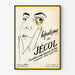 Plakat vintage wątrobowy JÉCOL dekoracja ścienna retro