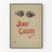 Plakat vintage Jenny Golder z intensywnym spojrzeniem