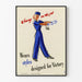 Plakat Retro Jenny w pracy styl Victory