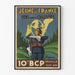 Plakat Wintage Militarne Młody Francuz 10. Batalion Piechoty Neuville-sur-Ain