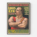 Plakat vintage Louis Cyr, kanadyjski silny człowiek – Retro dekoracja ścienna