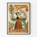 Plakat vintage John W. Isham Celebryci Mattie Wilkes Sopran